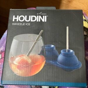 Houdini Swizzle Ice Mold - Classic Blue